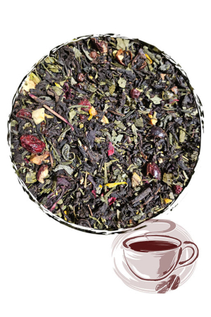 Суміш Чорного та Зеленого чаю "Червона Королева"