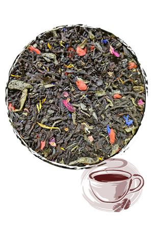 Суміш Чорного та Зеленого чаю "Ягоди Годжі"