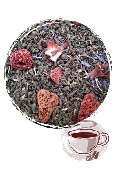 Чай Чорний "Малина з вершками"